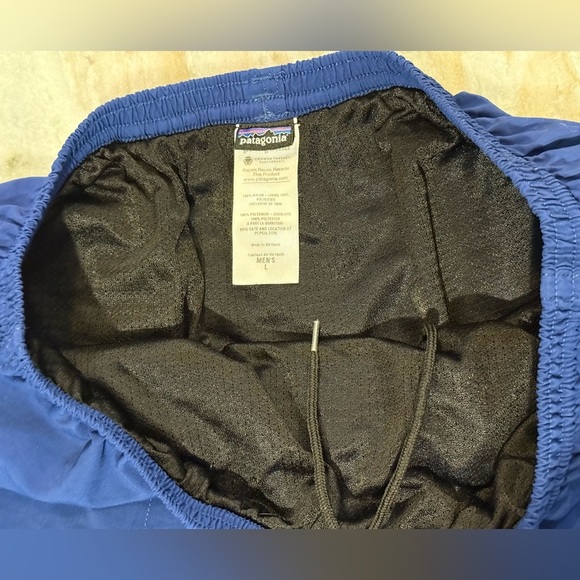 Men’s PATAGONIA Baggies Longs Nylon blue board shorts- Size large - Picture 3 of 6
